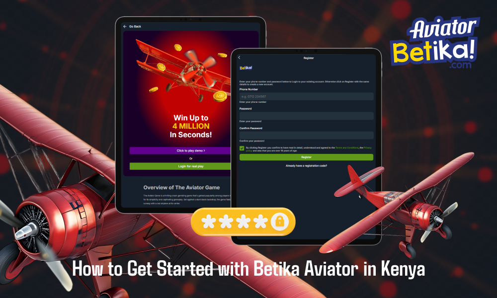 Kenyan players can play Betika Aviator after registering an account and funding their account